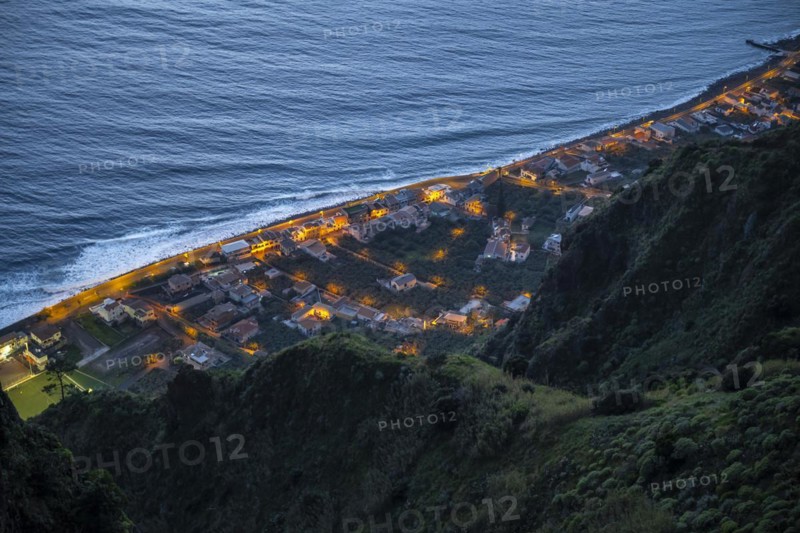 Illuminated houses