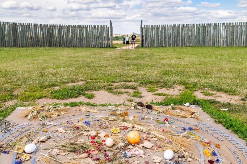 Offerings in the solar observatory at Goseck