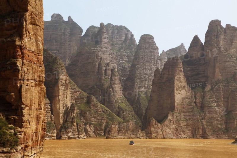 Mountains at Liujiaxia Reservoir