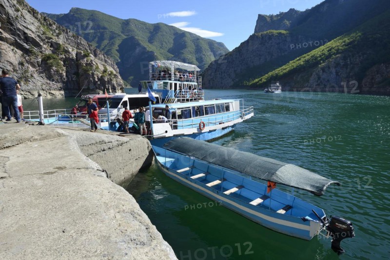 Ferry pier to Fierza