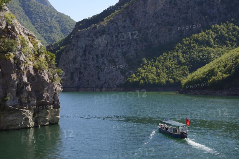 Passenger ferry to Fierza on Koman Reservoir