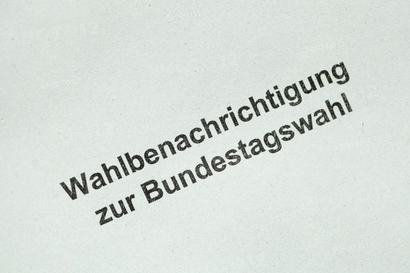 Election notification for the Bundestag election