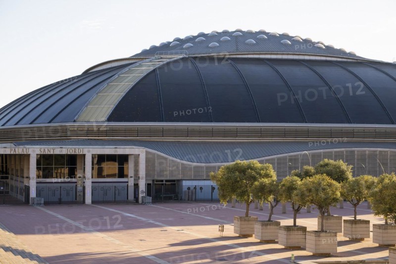 Palau Sant Jordi on Montjuic in Barcelona