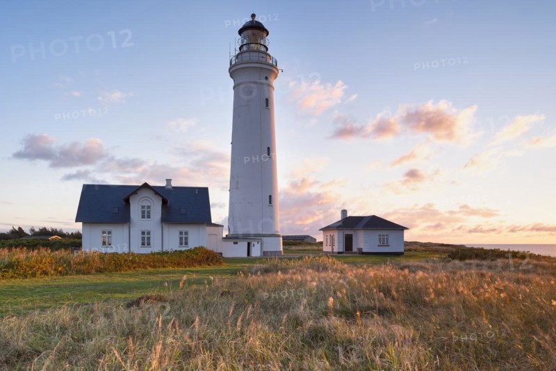Evening atmosphere at Hirtshals lighthouse