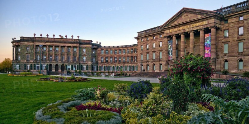 Wilhelmshoehe Palace in Bergpark Wilhelmshoehe