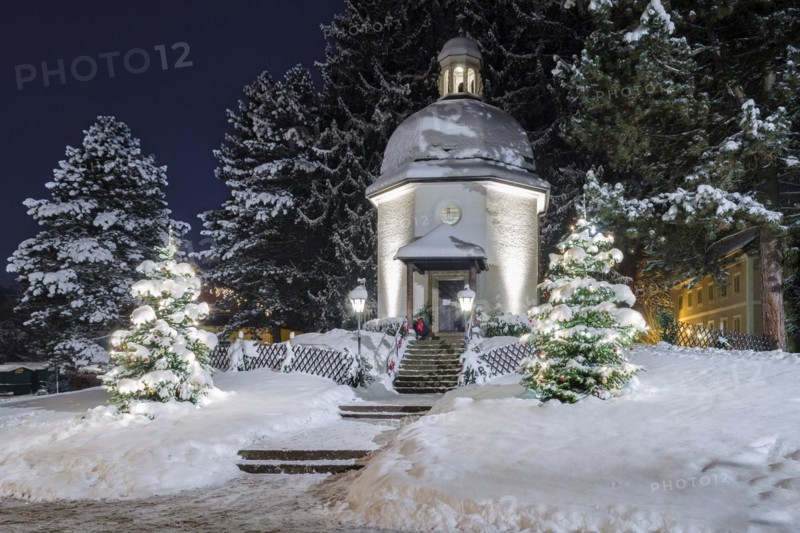 Silent Night Chapel in winter