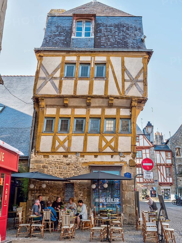 Half-timbered house on the Pl. Saint-Pierre square in the old town