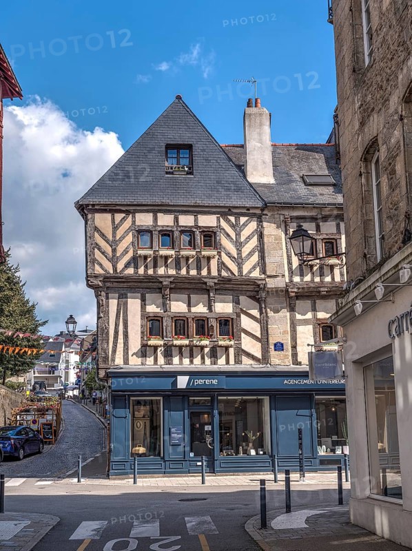 Half-timbered house on the Pl. du General de Gaulle square in the old town