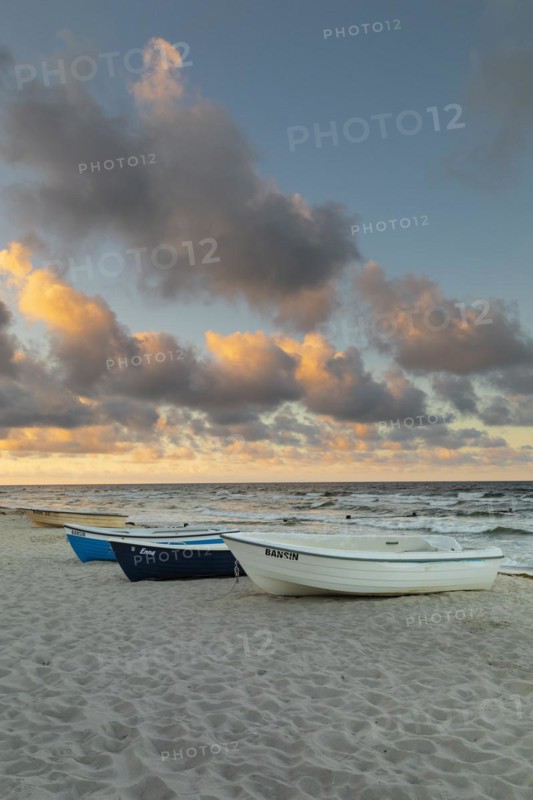 Fishing boats on the beach of Bansin