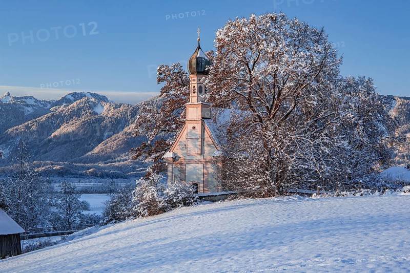 Winter landscape with Ramsachkircherl