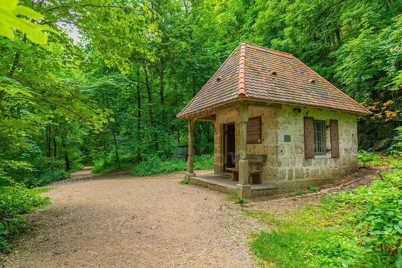 Gueterstein Chapel on the Urach Waterfall Premium Hiking Trail
