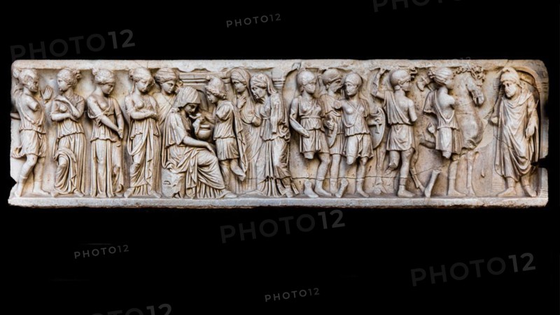 Sarcophagus with Amazons