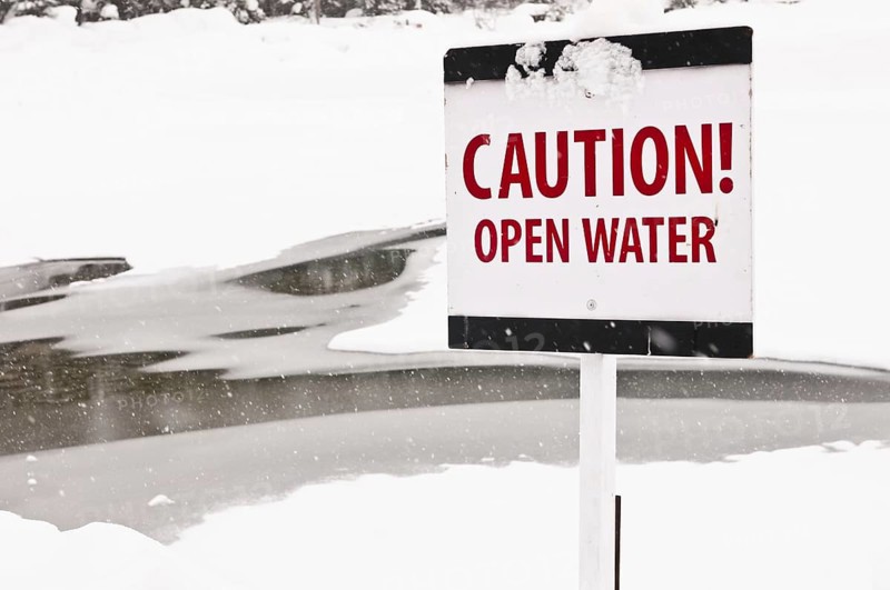 Caution Open Water