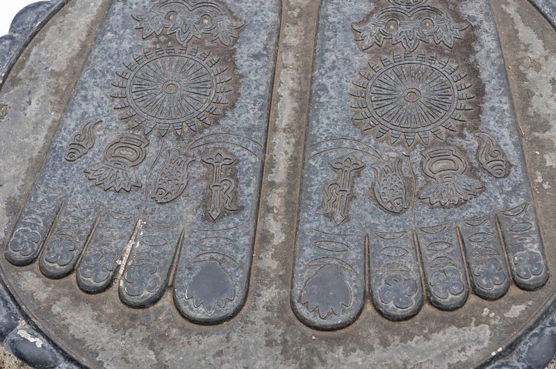 The feet of Buddha