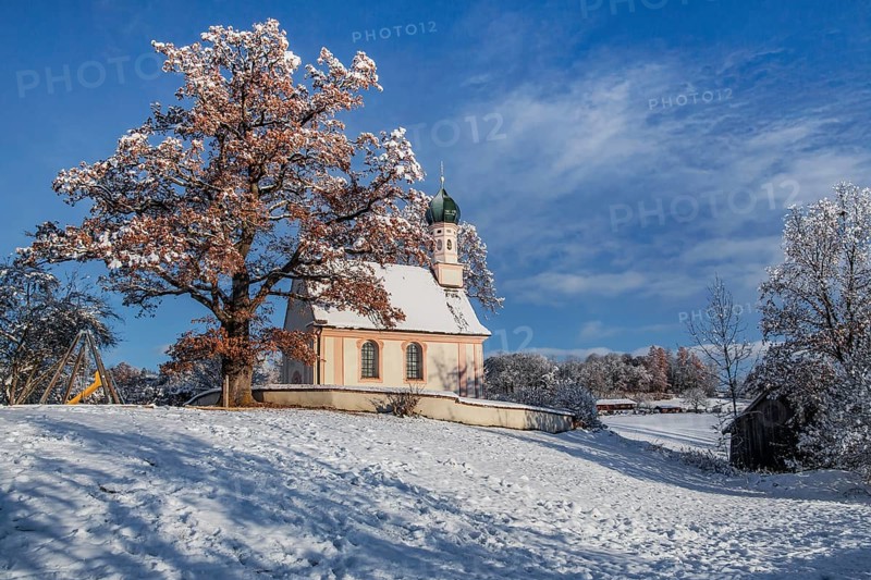 Winter landscape with Ramsachkircherl
