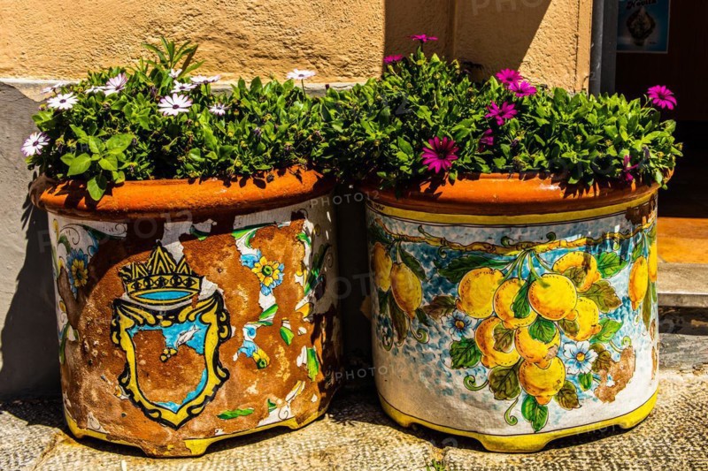 Cefalu with picturesque old town