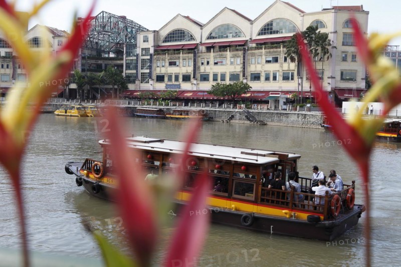 Bumboat at Clarke Quay