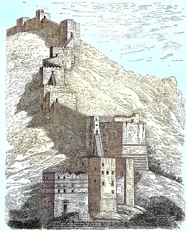 The west side of the fortress wall of Antioch