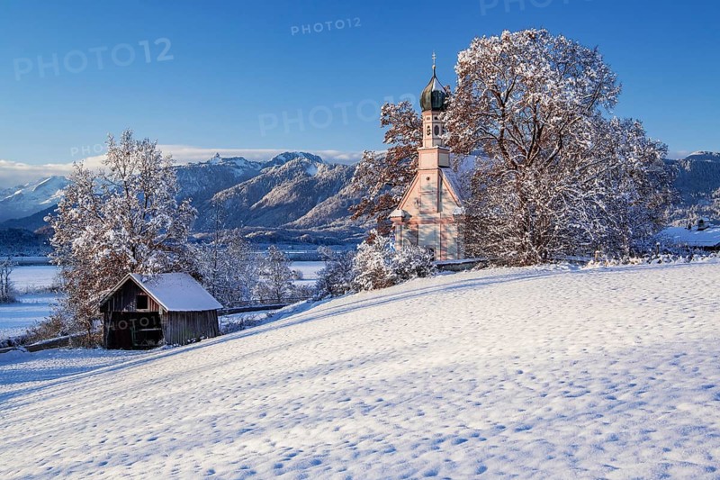 Winter landscape with Ramsachkircherl