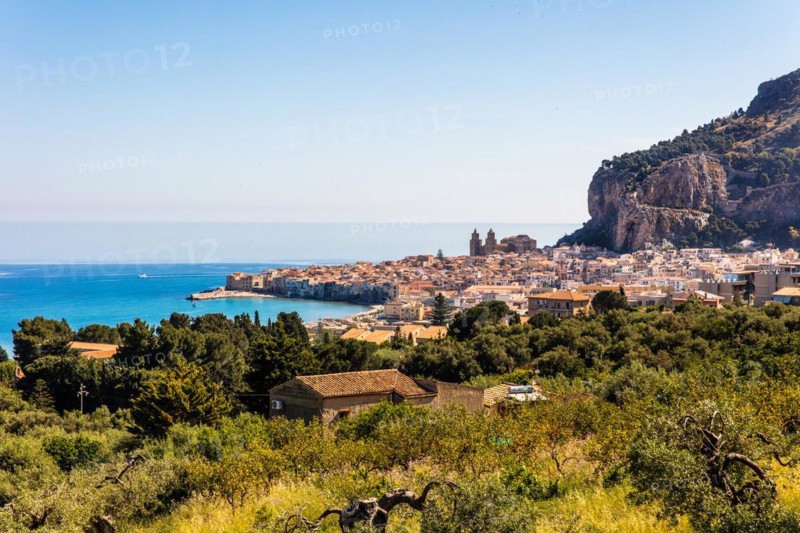 Cefalu with picturesque old town