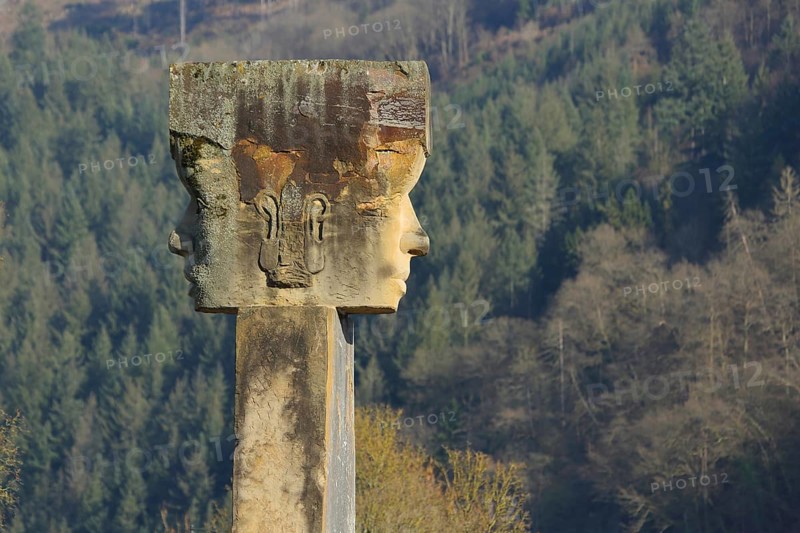 Sculpture Large Double Head after Juergen Waxweiler 2011