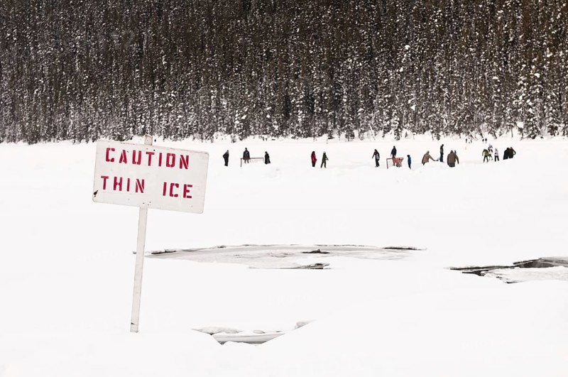 Caution Thin Ice