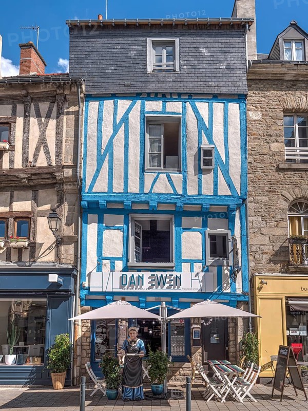Half-timbered house on the Pl. du General de Gaulle square in the old town