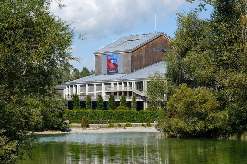 Neuschwanstein Festival Theatre on Lake Forggensee