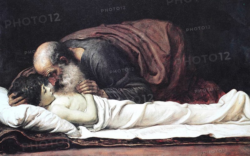 Elisaeus awakens the son of the Sunamite widow