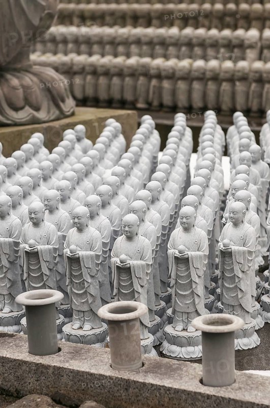 Jizo Bodhisattva statues