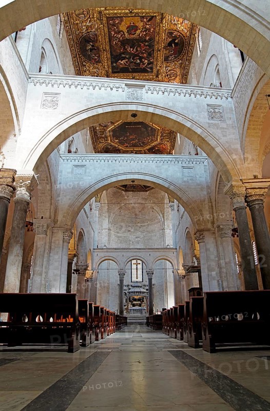 Interior view of the church