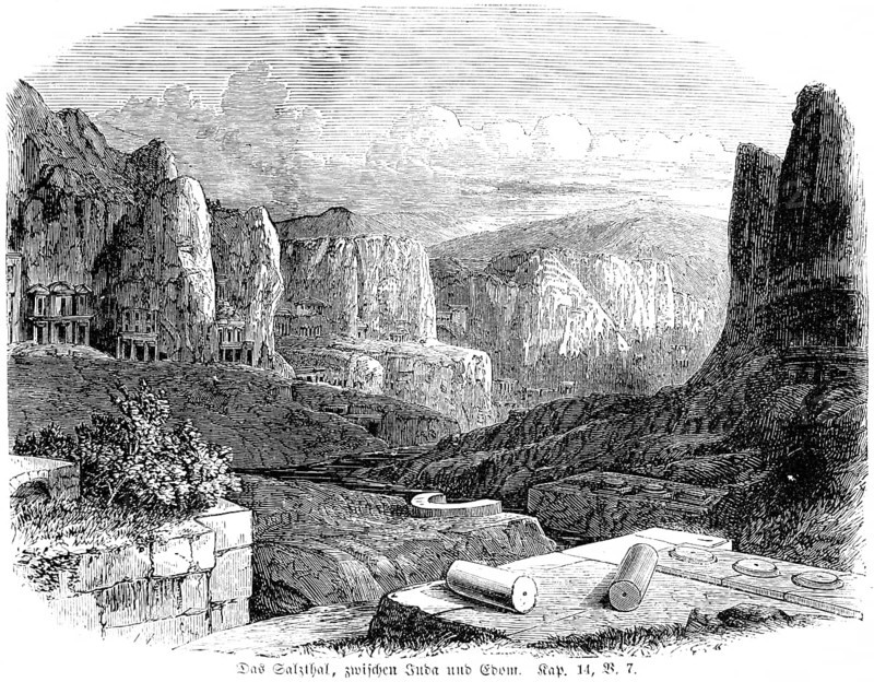 The Salt Valley between Judah and Edom