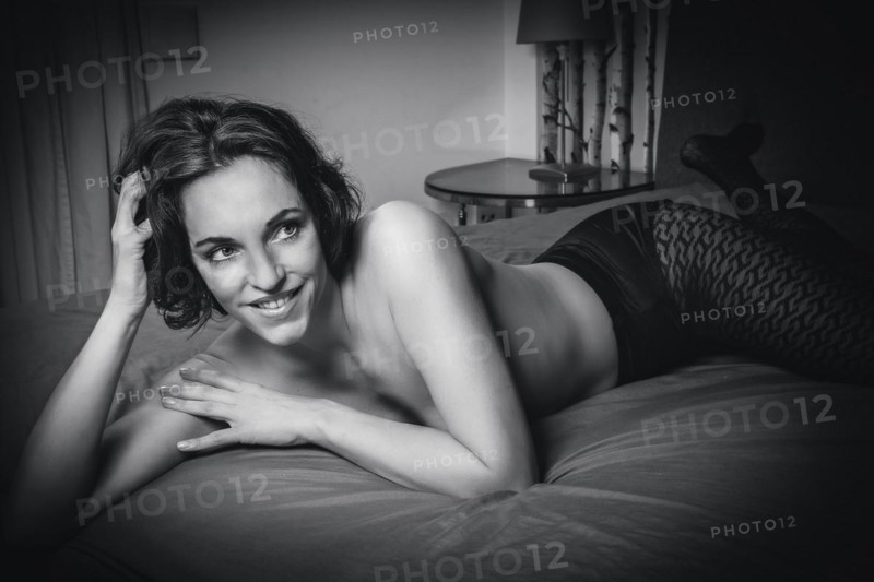 Portrait of a Woman on the Bed