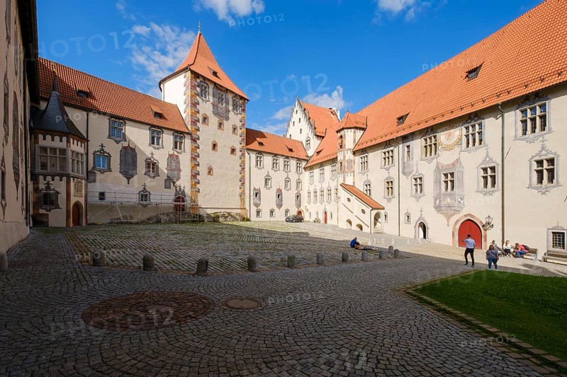 Inner courtyard Hohes Schloss