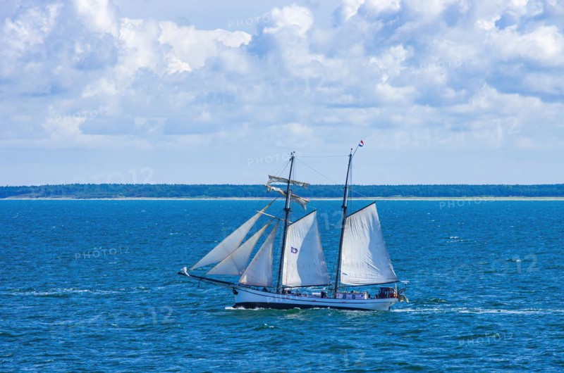 A small sailing ship
