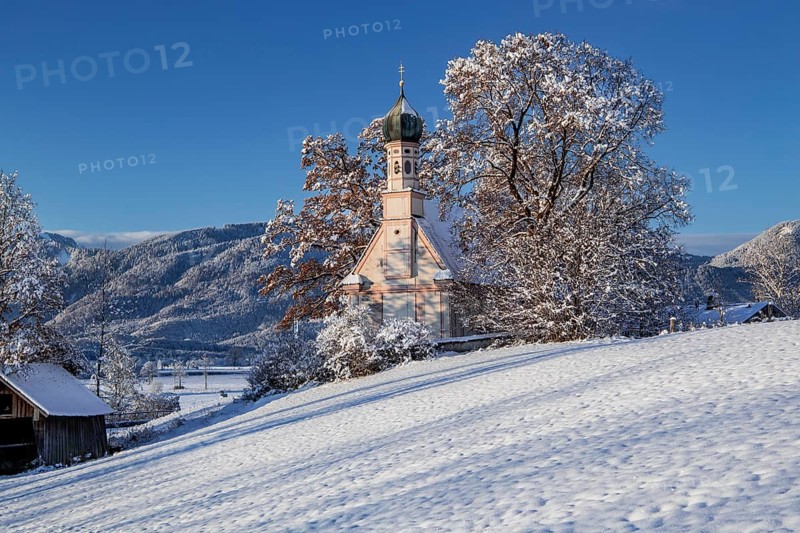 Winter landscape with Ramsachkircherl