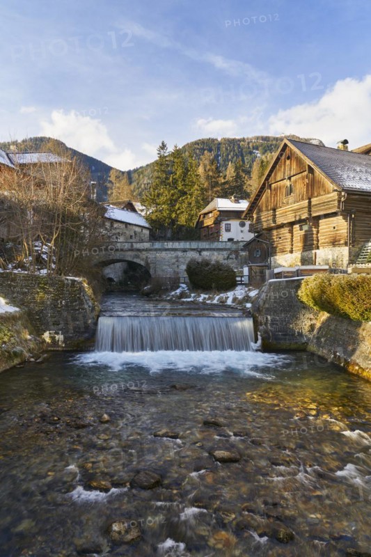 Houses and meat bridge in Mauterndorf