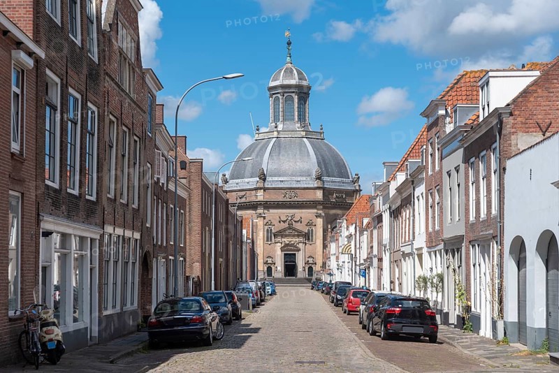 View through the Breestraat to the Oostkerk