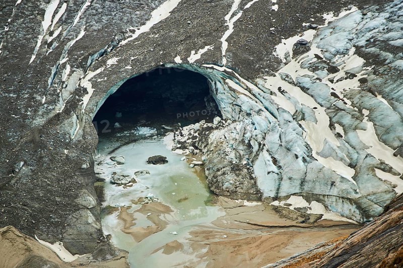 Close-up of Pasterze Hochalpengletscher