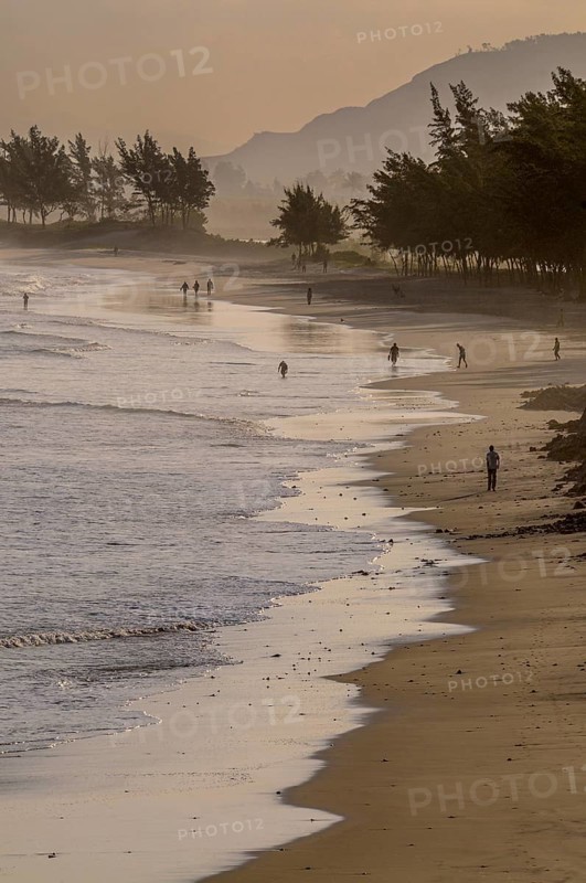 Hazy light over the beach of Fort Dauphin