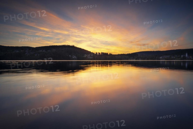 Lake Titisee at sunset