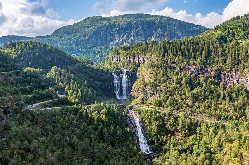 Skjervefossen waterfall