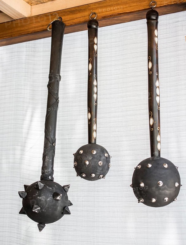 Ottoman style decorative mace as Medieval time weapon
