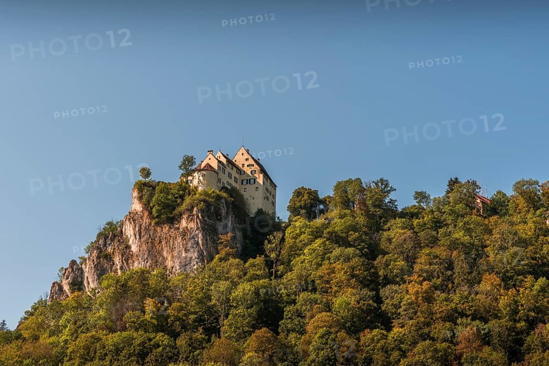 Werenwag Castle in the Upper Danube nature park Park