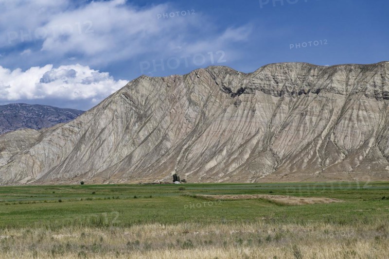 Landscape along the At-Bashy Range