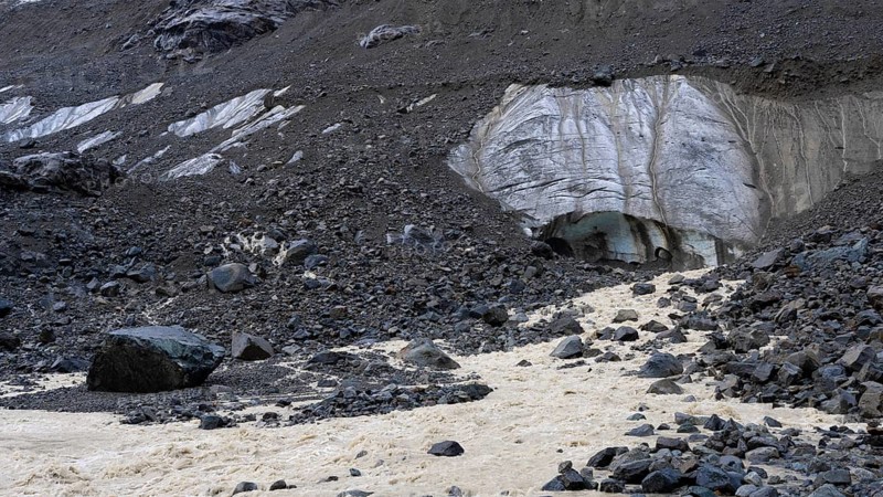 Glacier cave