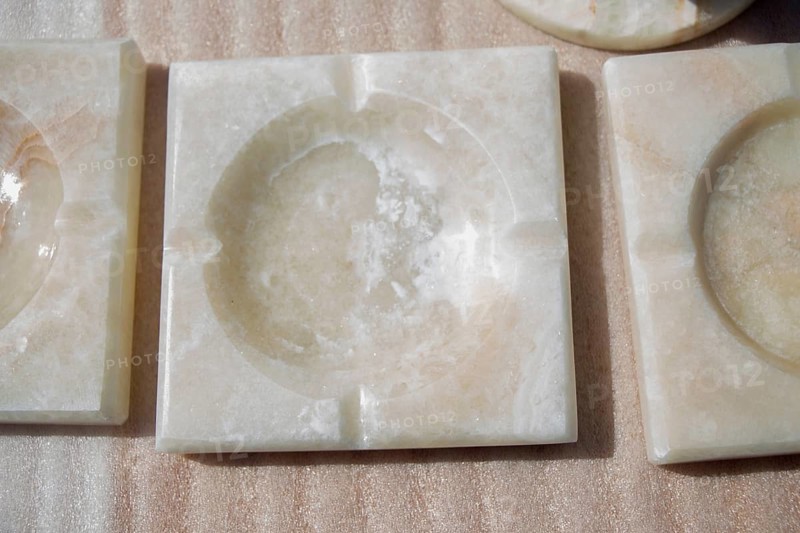 Set of marble stone ashtrays for sale in view