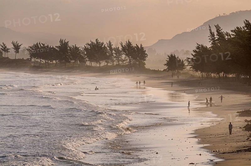 Hazy light over the beach of Fort Dauphin
