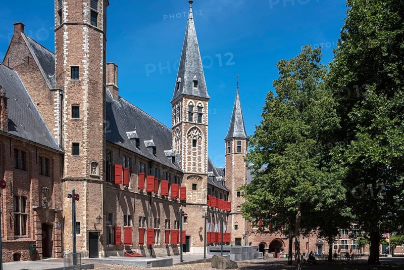 Courtyard of the historic abbey