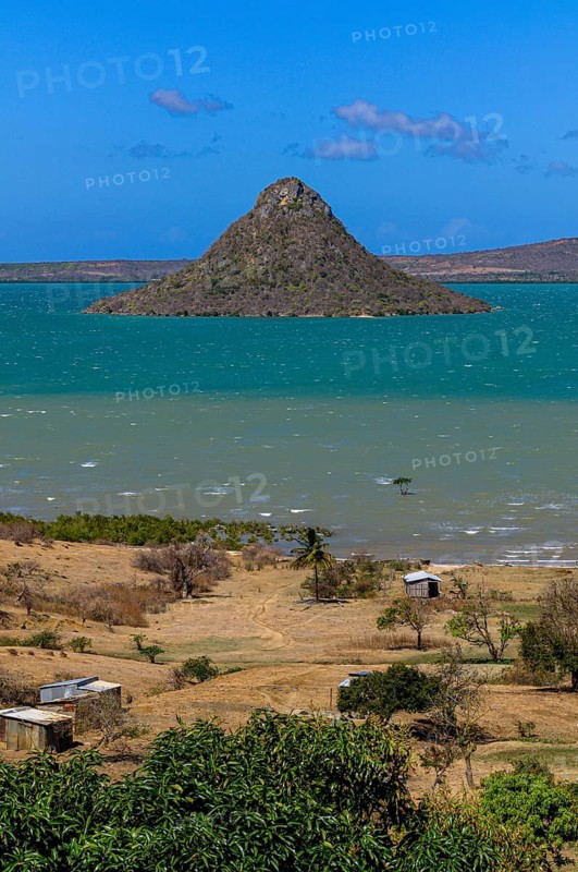 Volcanic cone in the bay of Diego Suarez